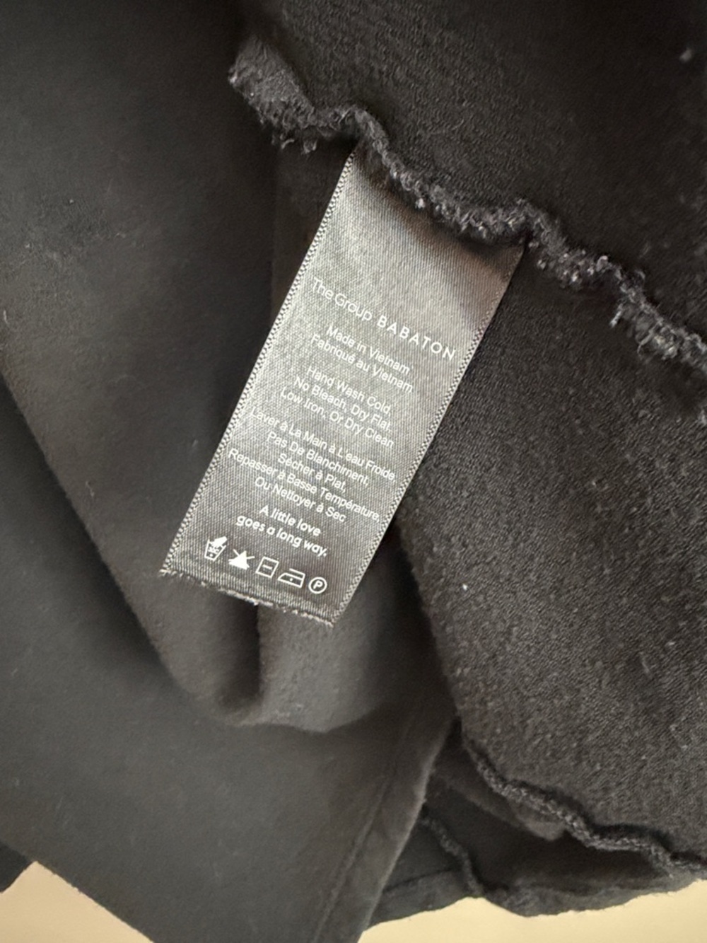Babaton Black Crewneck Pullover size small free w/ bundle purchase - Picture 6 of 7